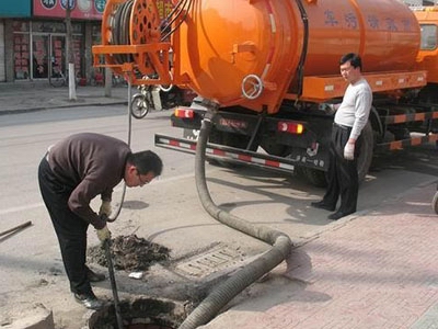 运粮湖管理区隔油池、化粪池清操作流程